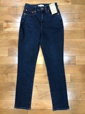 NWT Madewell Curvy Perfect Vintage Blue Jean 90s Cool Girl Size 25